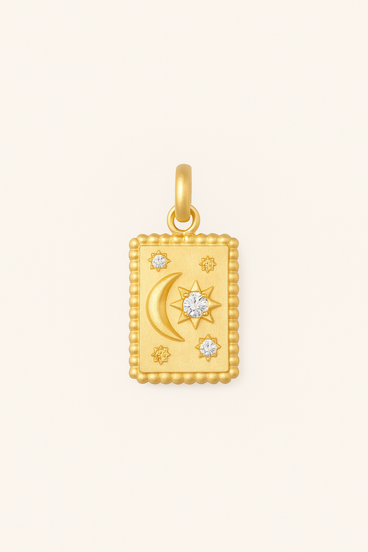Rectangular Star And Moon